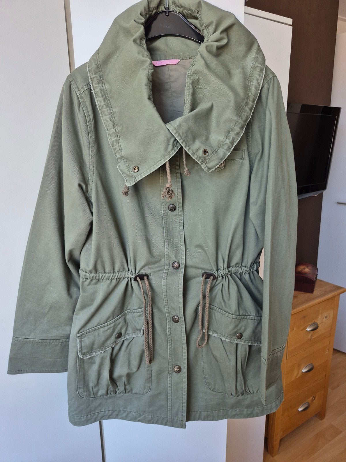 Groene ESPRIT dames jas, maat L, zo goed als nieuw, Kleding | Dames, Jassen | Zomer, Zo goed als nieuw, Maat 42/44 (L), Groen