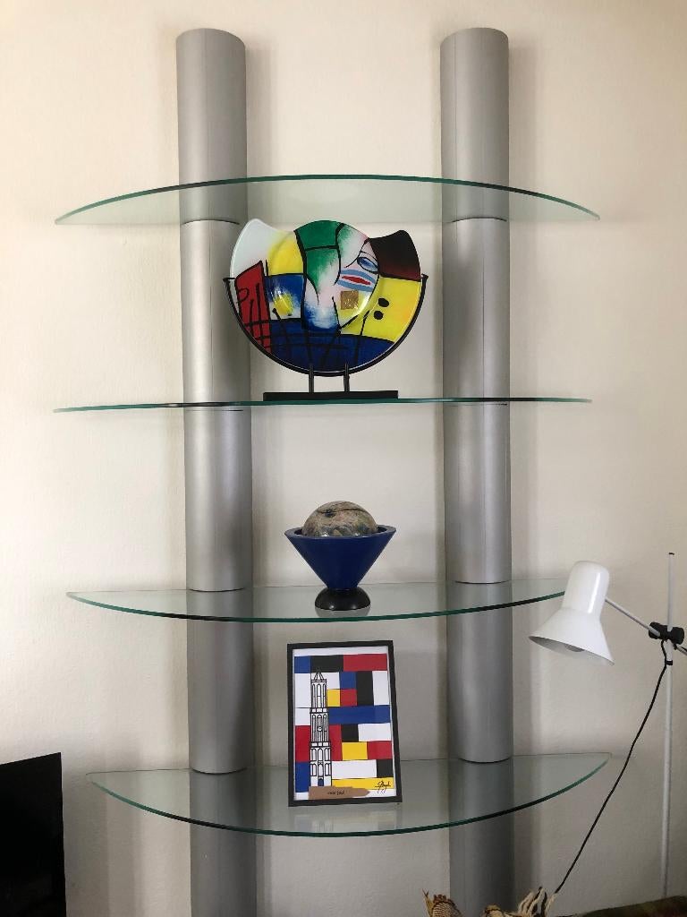 Design Glazen Wandrek, Ophalen, Gebruikt