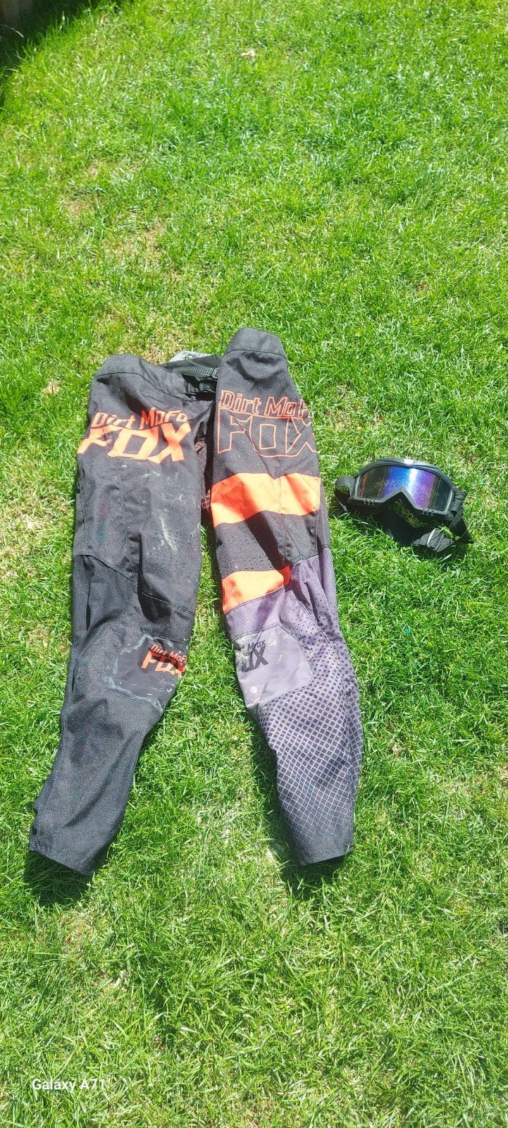 Fox crossbroek met bril - Maat 34, Motoren, Kleding | Motorkleding, Motorcrosskleding, Heren, Ophalen of Verzenden, Fox