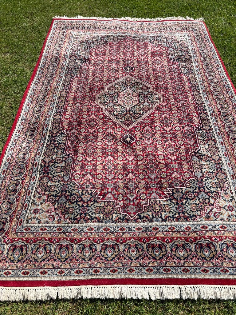 Zware handgeknoopte Bidjar 2 x 3 mtr NIEUWSTAAT.!!!, Huis en Inrichting, Stoffering | Tapijten en Kleden, Ophalen, Blauw, Rustiek