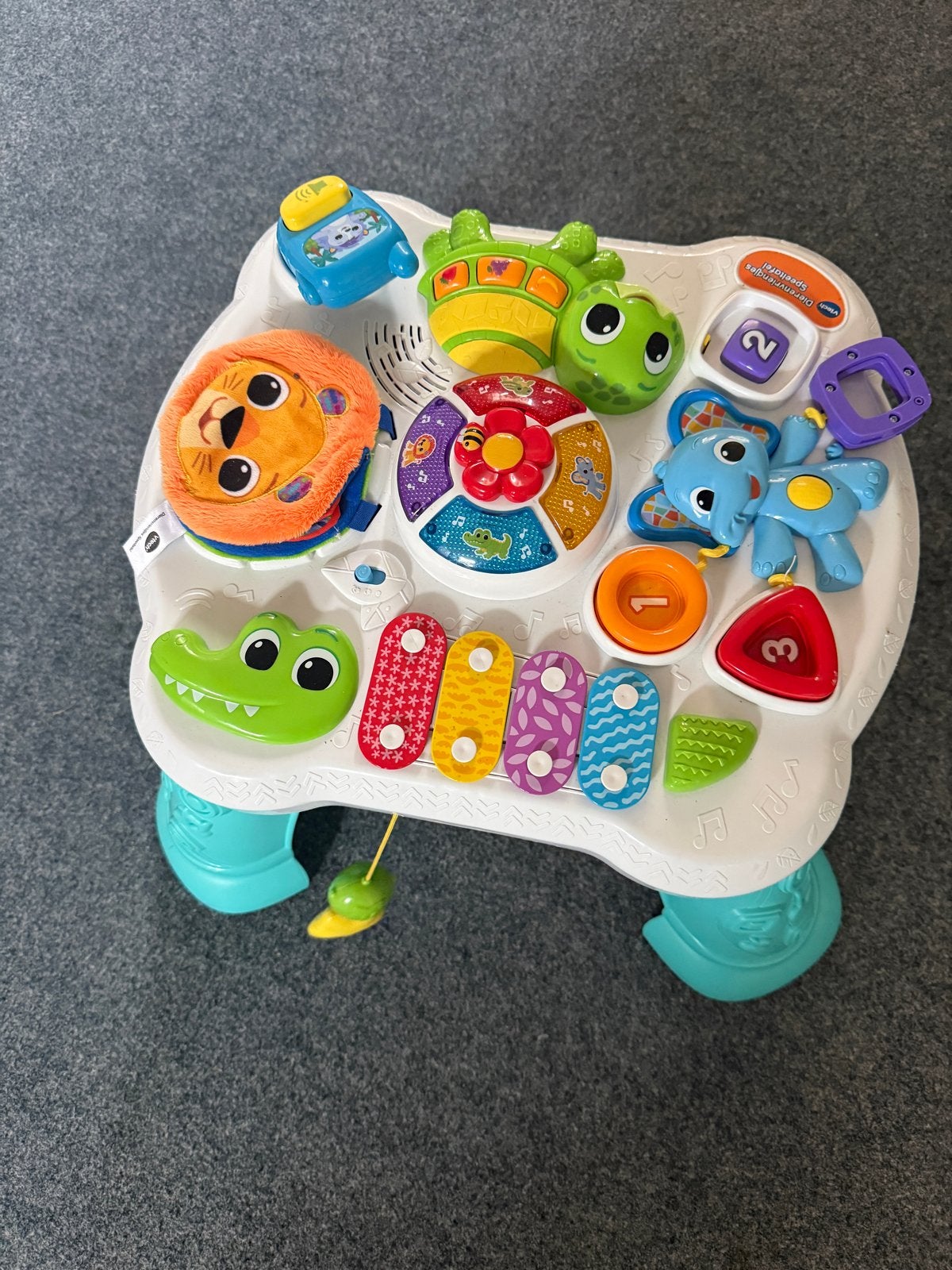 VTech Baby Speeltafel met Dieren en Muziek, Ophalen of Verzenden, Gebruikt, 6 maanden tot 2 jaar
