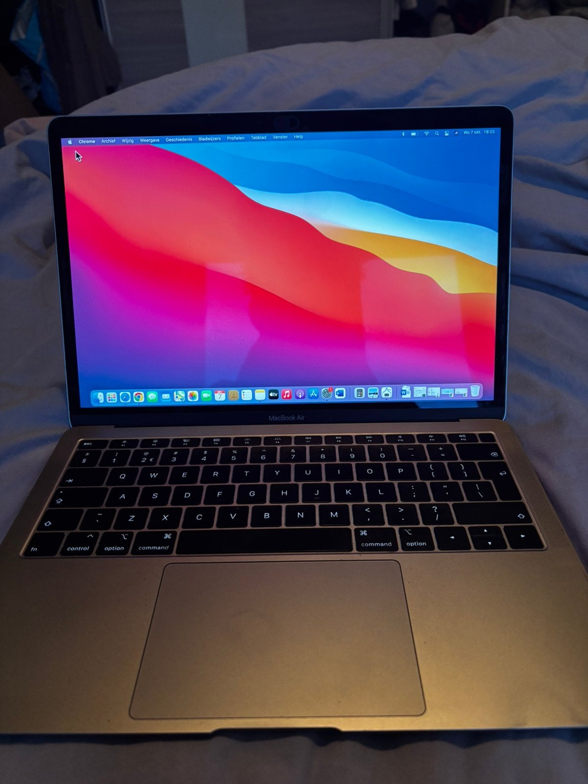 Macbook Air 2019, Computers en Software, Ophalen, 13 inch, Minder dan 2 Ghz, Zo goed als nieuw