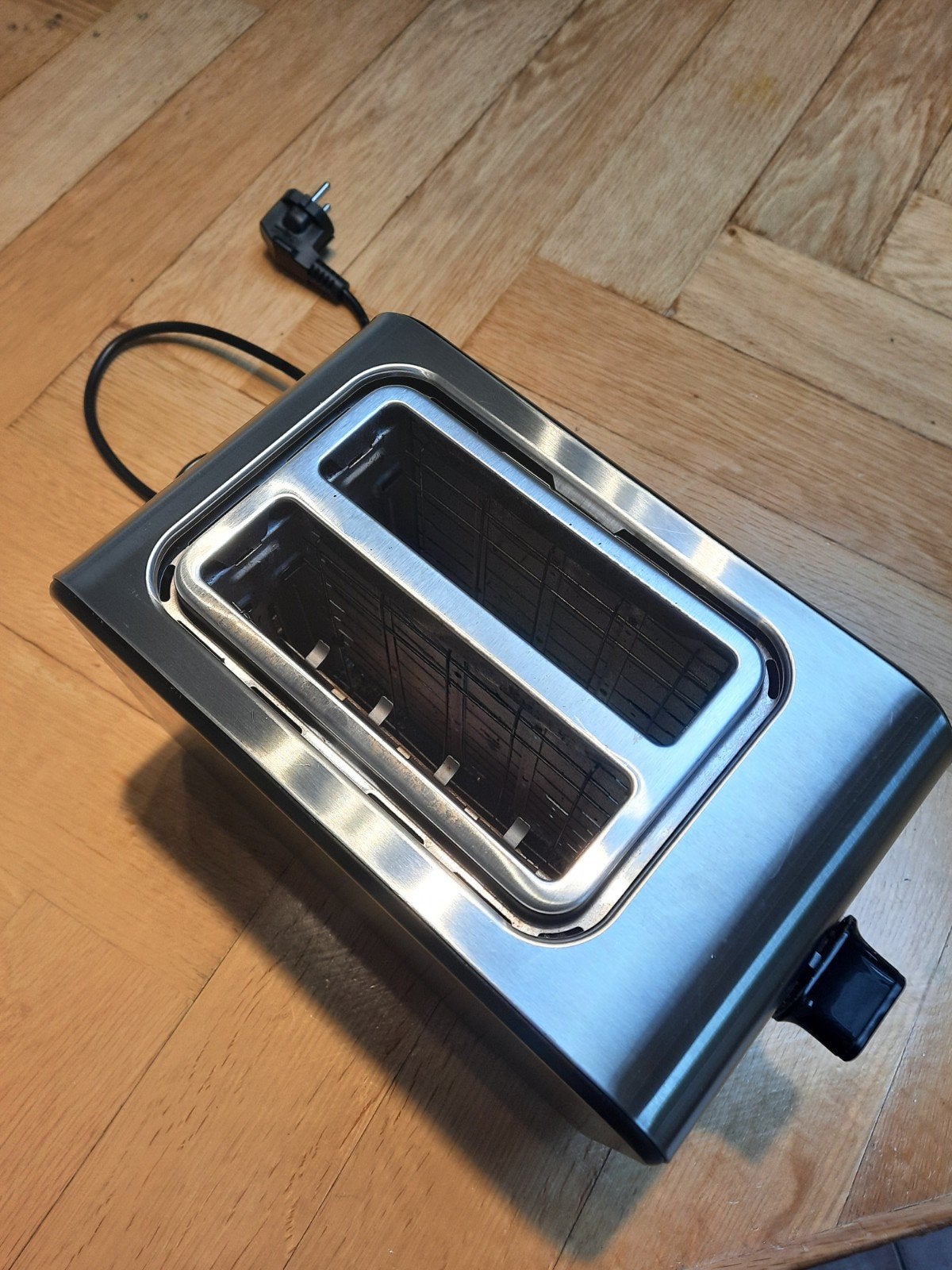 Hema RVS broodrooster met ontdooi en opwarmfunctie, Witgoed en Apparatuur, Ophalen, Gebruikt, Uitneembare kruimellade