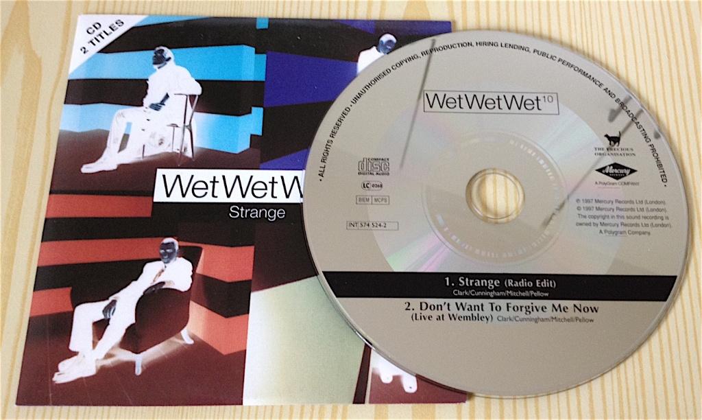 CD Single Wet Wet Wet - Strange (2 Tracks + live), Cd's en Dvd's, Cd Singles, Zo goed als nieuw, Pop, 1 single, Ophalen