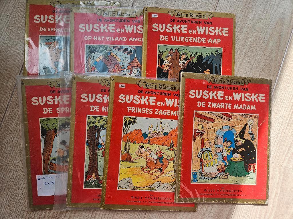 Suske en Wiske strip klassiek, Meerdere stripboeken, Ophalen, Gelezen, Willy Vandersteen
