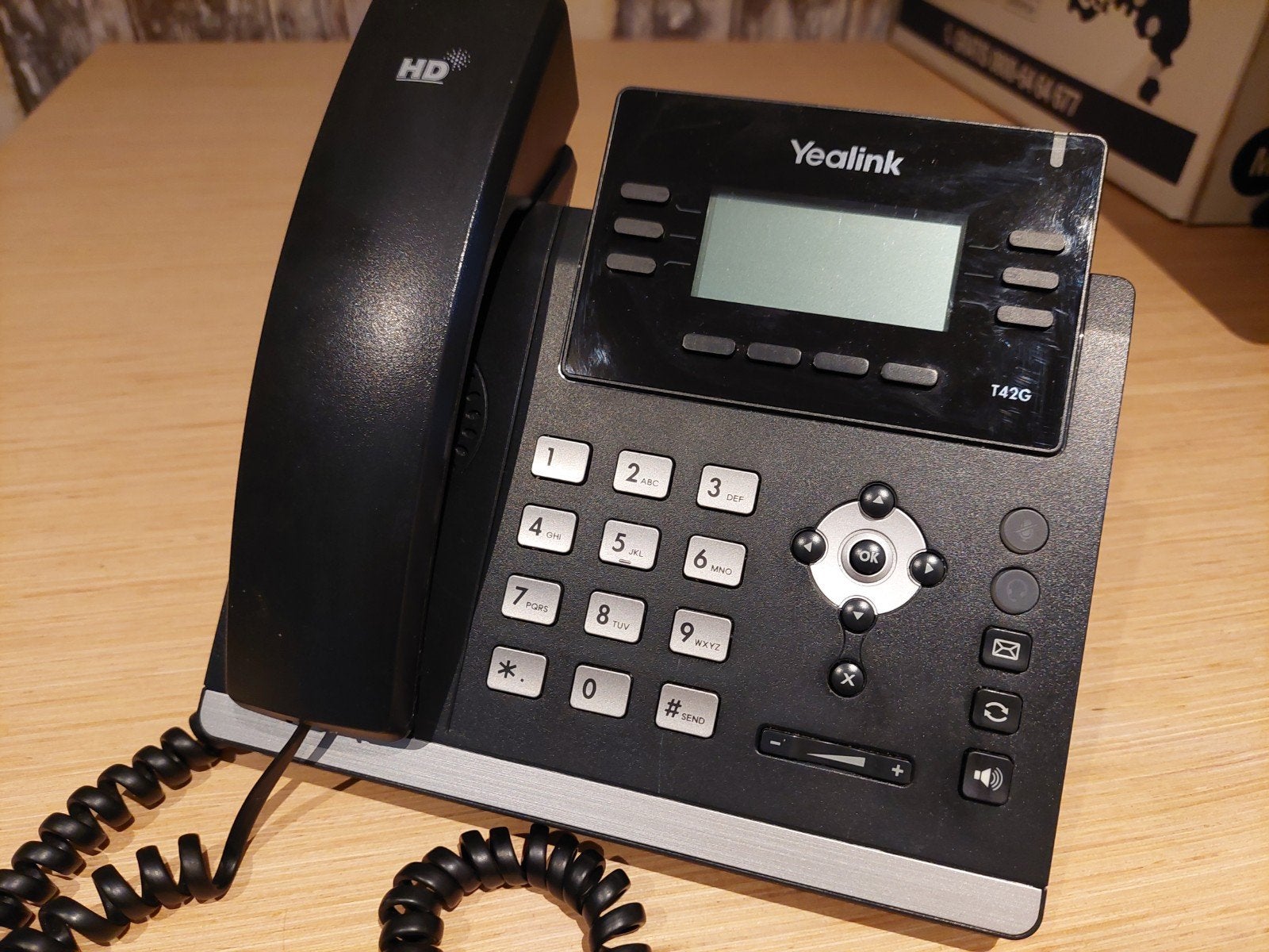 2x Yealink T42G VoIP Telefoon - Zakelijke IP Telefoon, Ophalen of Verzenden, Gebruikt