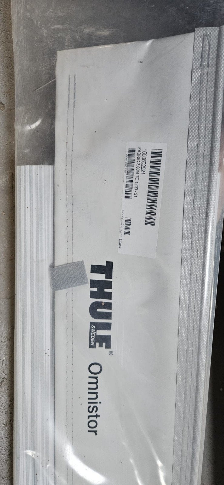 Thule Omnistor zakluifel + extra luifeldoek 3m, Ophalen, Zo goed als nieuw