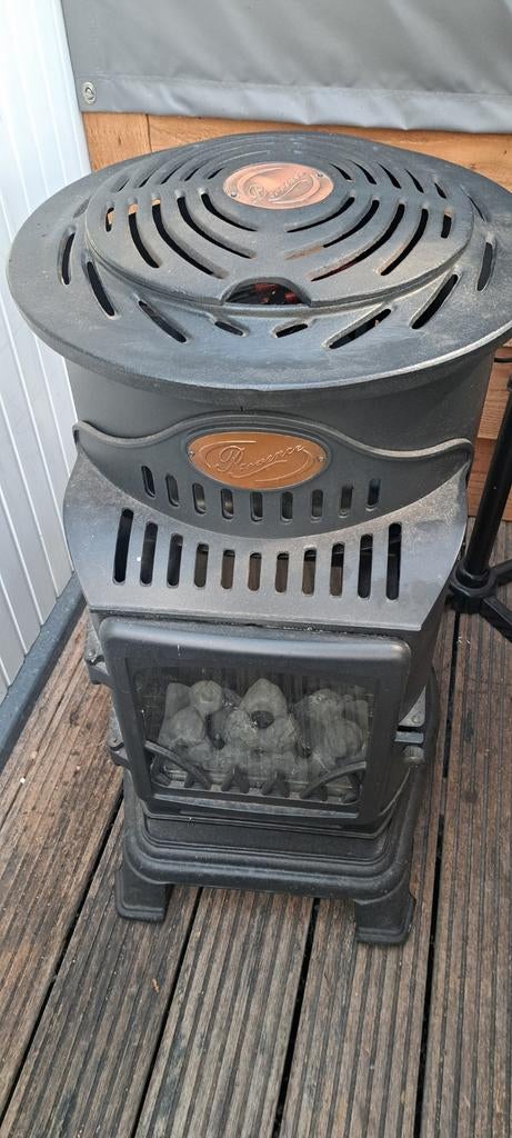 Gaskachel voor camping, Ophalen of Verzenden, Zo goed als nieuw, Hout, Houtkachel