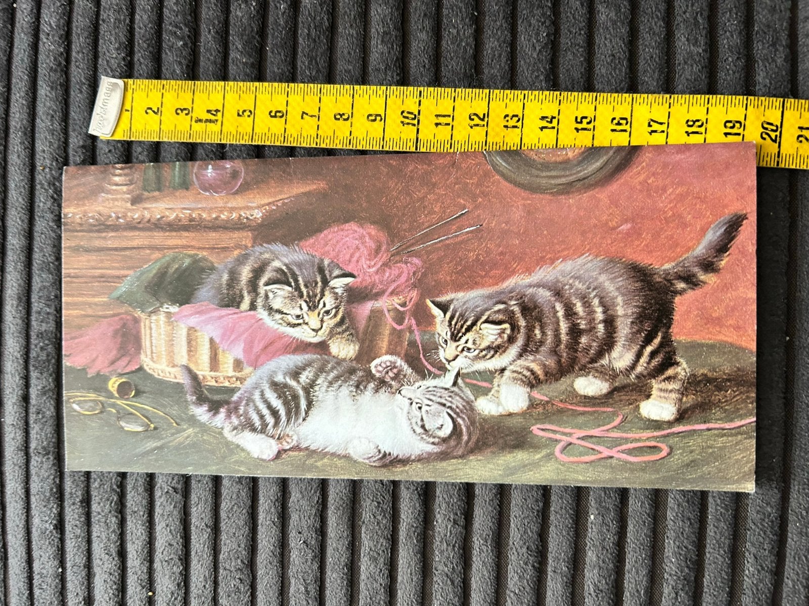 Vintage kunst wenskaart kittens Horatio H.Couldery, Ophalen of Verzenden, Zo goed als nieuw