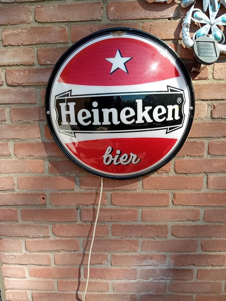 Heinikenbord, Ophalen of Verzenden, Lichtbak of (neon) lamp