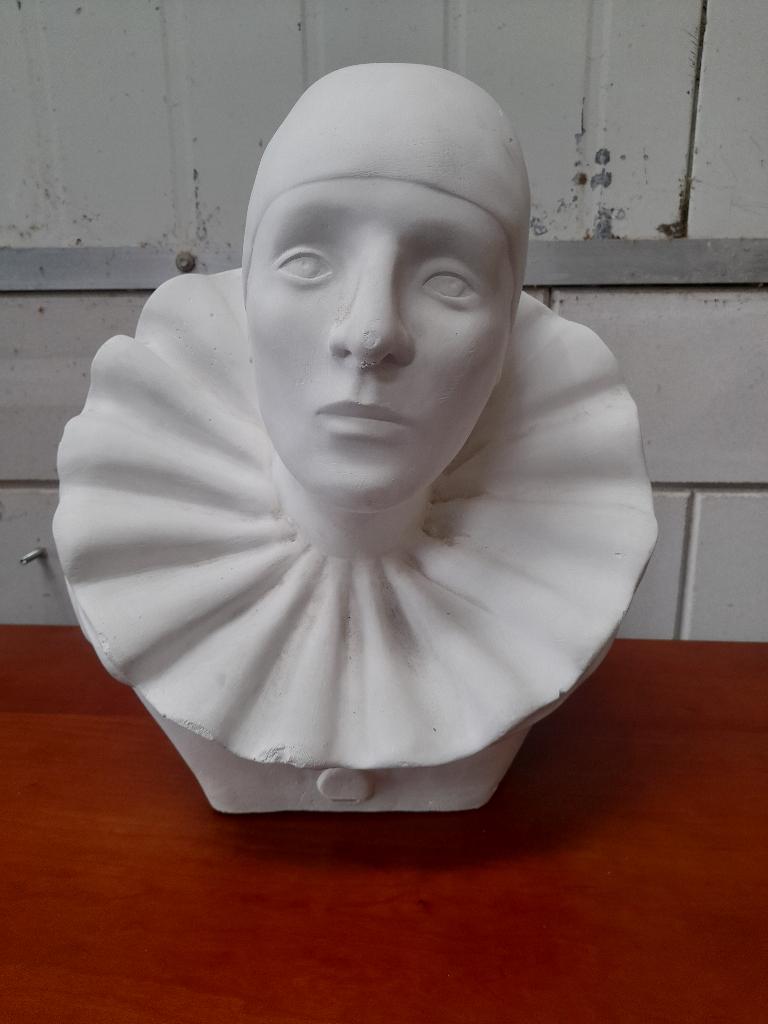 Gipsen clown vintage, Ophalen of Verzenden, Gebruikt, Overige typen