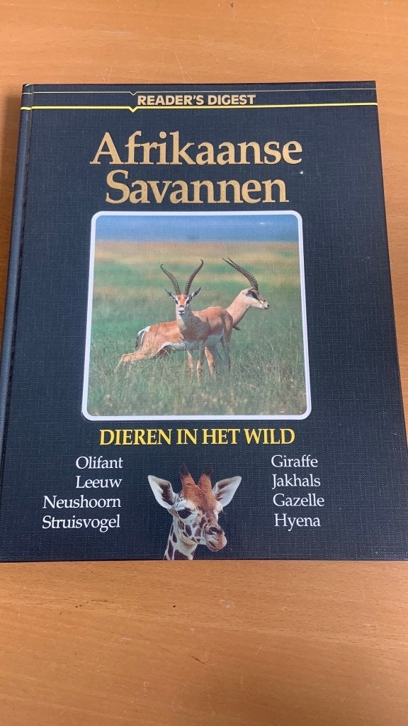 Afrikaanse savannen - dieren in het wild, Boeken, Ophalen of Verzenden, Zo goed als nieuw, Natuur algemeen