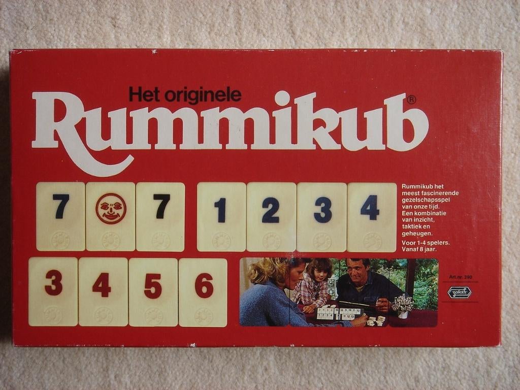 LEUK: KLEINE Rummikub, Gebruikt, Goliath, Ophalen of Verzenden, Een of twee spelers