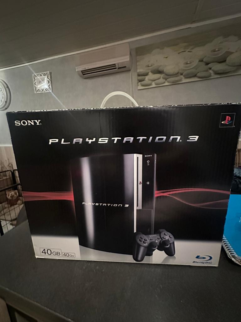 PS3 | PHAT 40GB CIB Geen ps2, Spelcomputers en Games, Spelcomputers | Sony PlayStation 3, Ophalen, 40 GB, Phat, Zo goed als nieuw