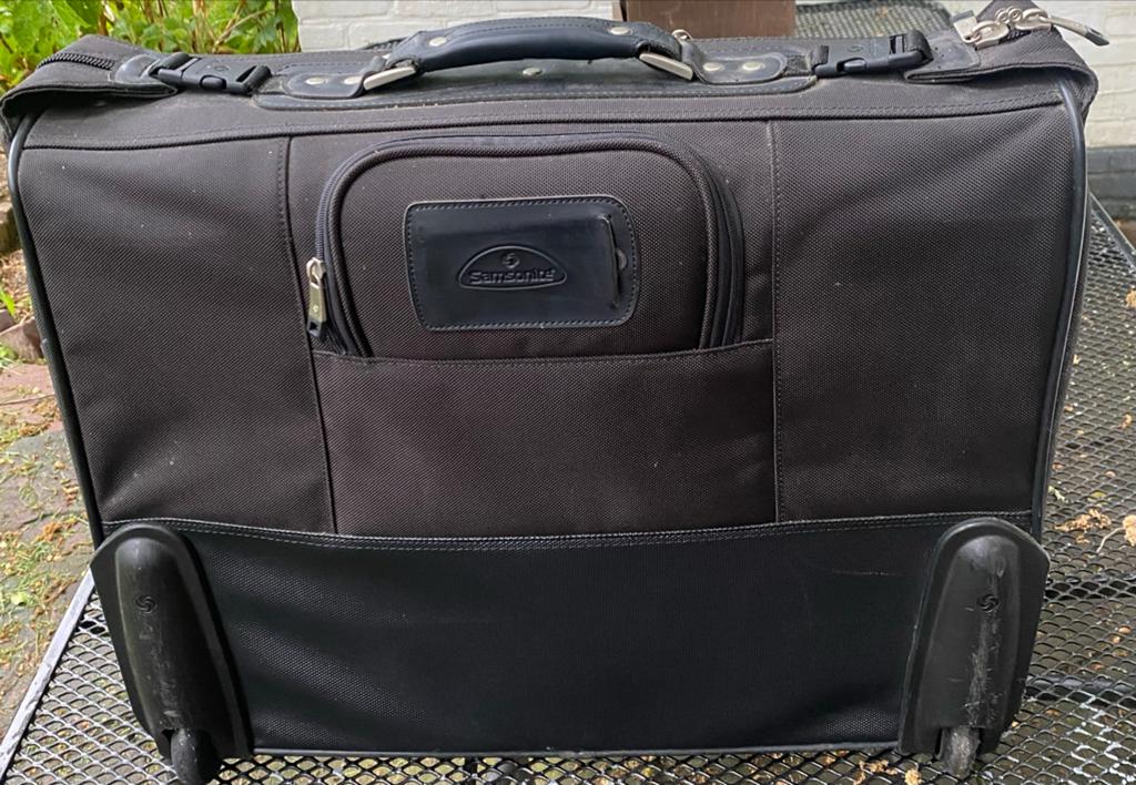 Samsonite Garment Bag op wielen - Zo goed als nieuw, 45 tot 55 cm, Ophalen of Verzenden, Zo goed als nieuw, Zacht kunststof