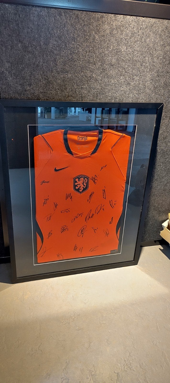 Gesigneerd Nederlands Elftal Shirt WK 2026 (ingelijst), Ophalen, Nieuw, Shirt