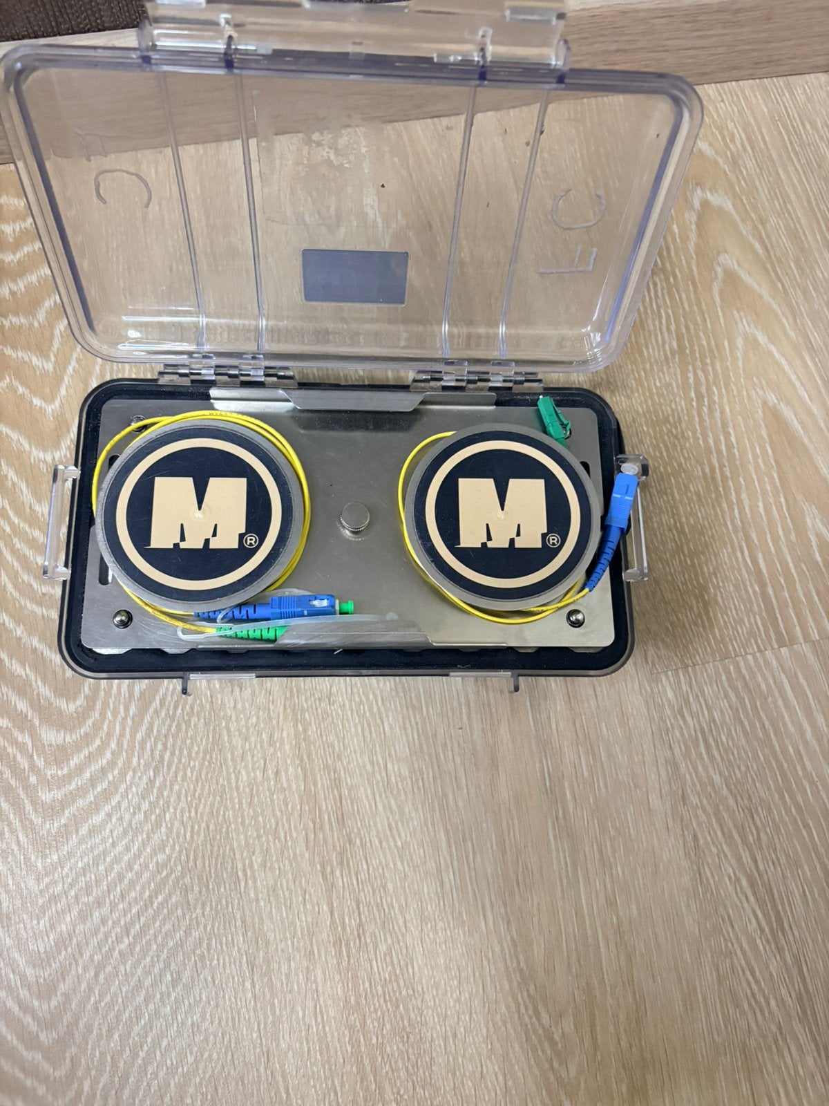 Maunt naspan - voorspan haspel otdr glasvezel fiber optic, Ophalen of Verzenden, Gebruikt