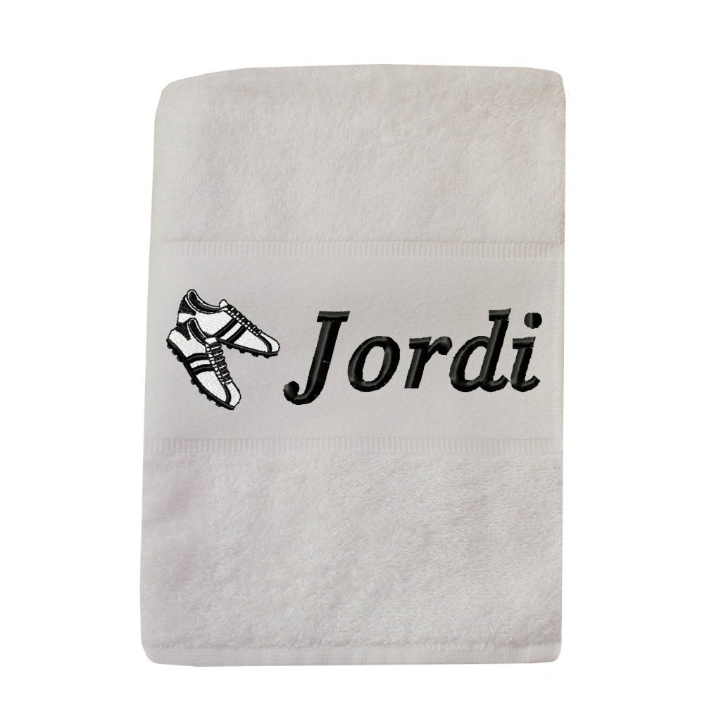 Cadeau? Persoonlijke handdoek voetbal geborduurd met naam, The River House, Info@theriverhouse.nl, Overige typen, Nieuw