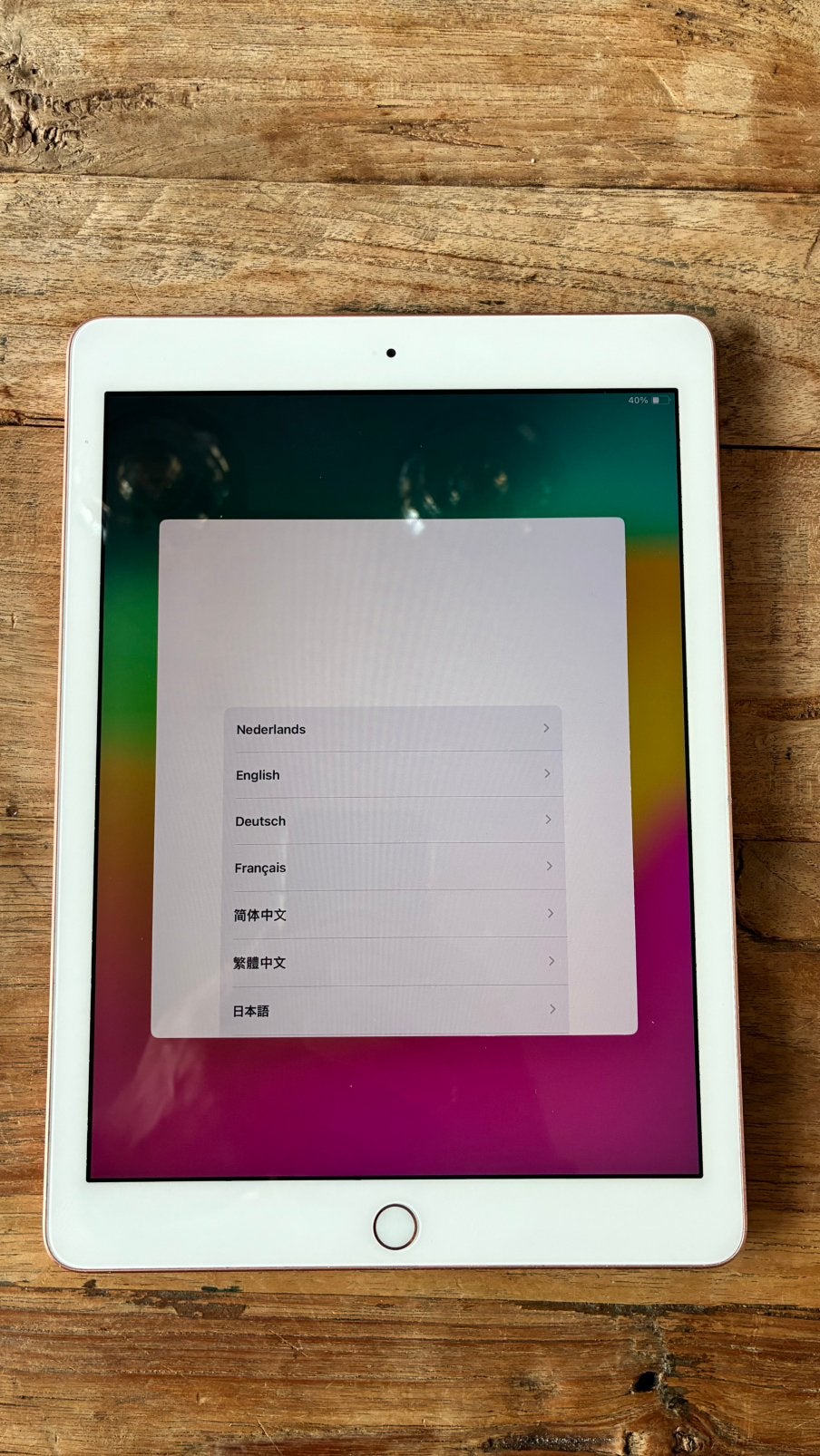 Apple iPad 6e generatie 9,7” – rose goud — In nette staat, 32 GB, Apple iPad, Zo goed als nieuw, Grijs