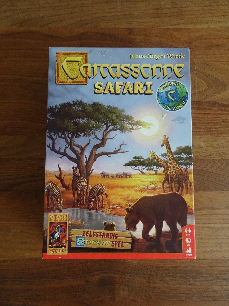 Carcassonne Safari 999 games, Hobby en Vrije tijd, Gezelschapsspellen | Bordspellen, Vijf spelers of meer, Ophalen of Verzenden