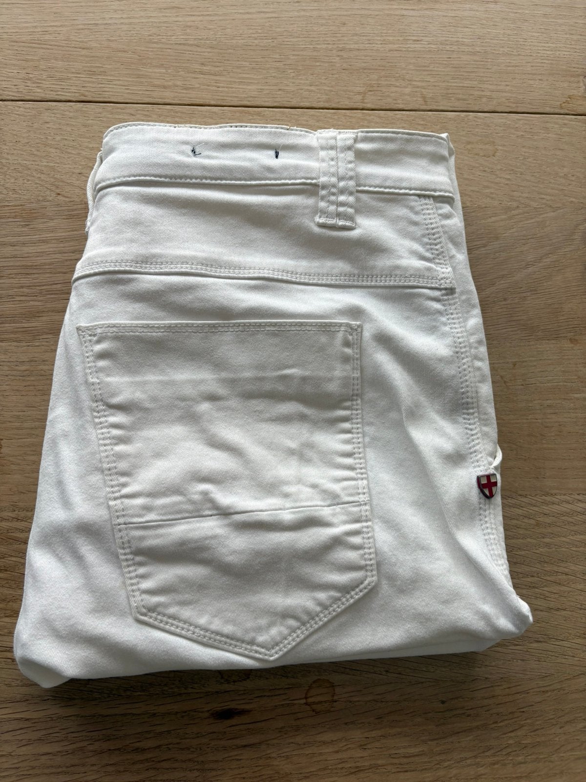 Bleu de Genes spijkerbroek wit maat 36/32, Verzenden, Zo goed als nieuw, Wit