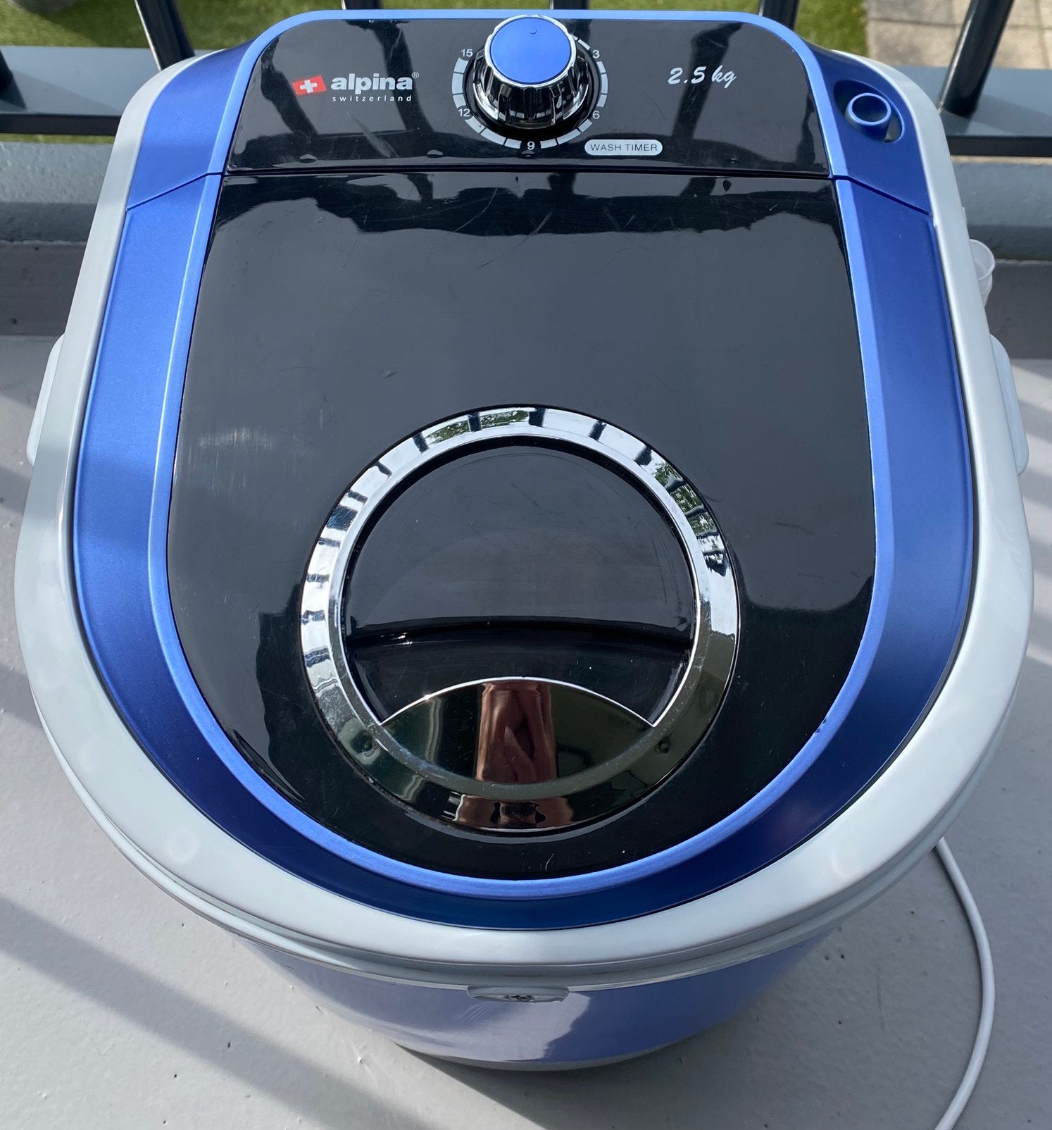 Camping wasmachine, Caravans en Kamperen, Ophalen, Zo goed als nieuw