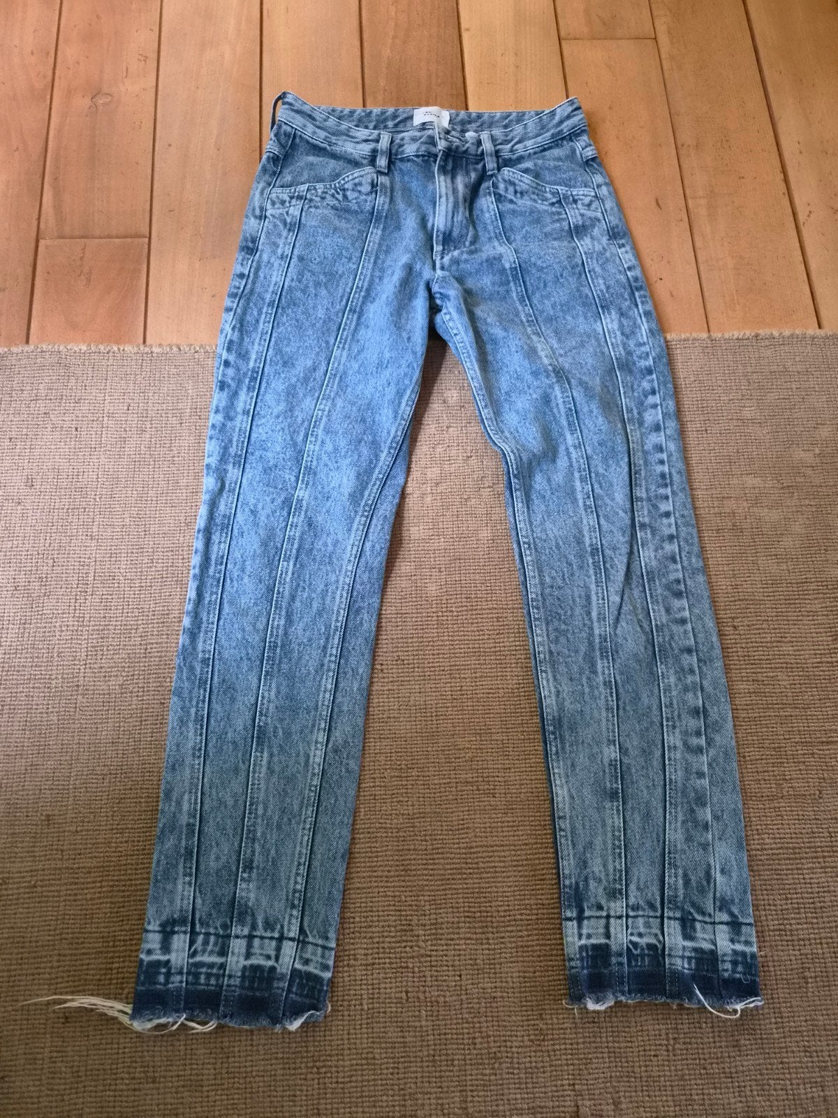 Isabel Marant Jeans maat S - Super gave wassing, Ophalen of Verzenden, Zo goed als nieuw, Blauw, W28 - W29 (confectie 36)