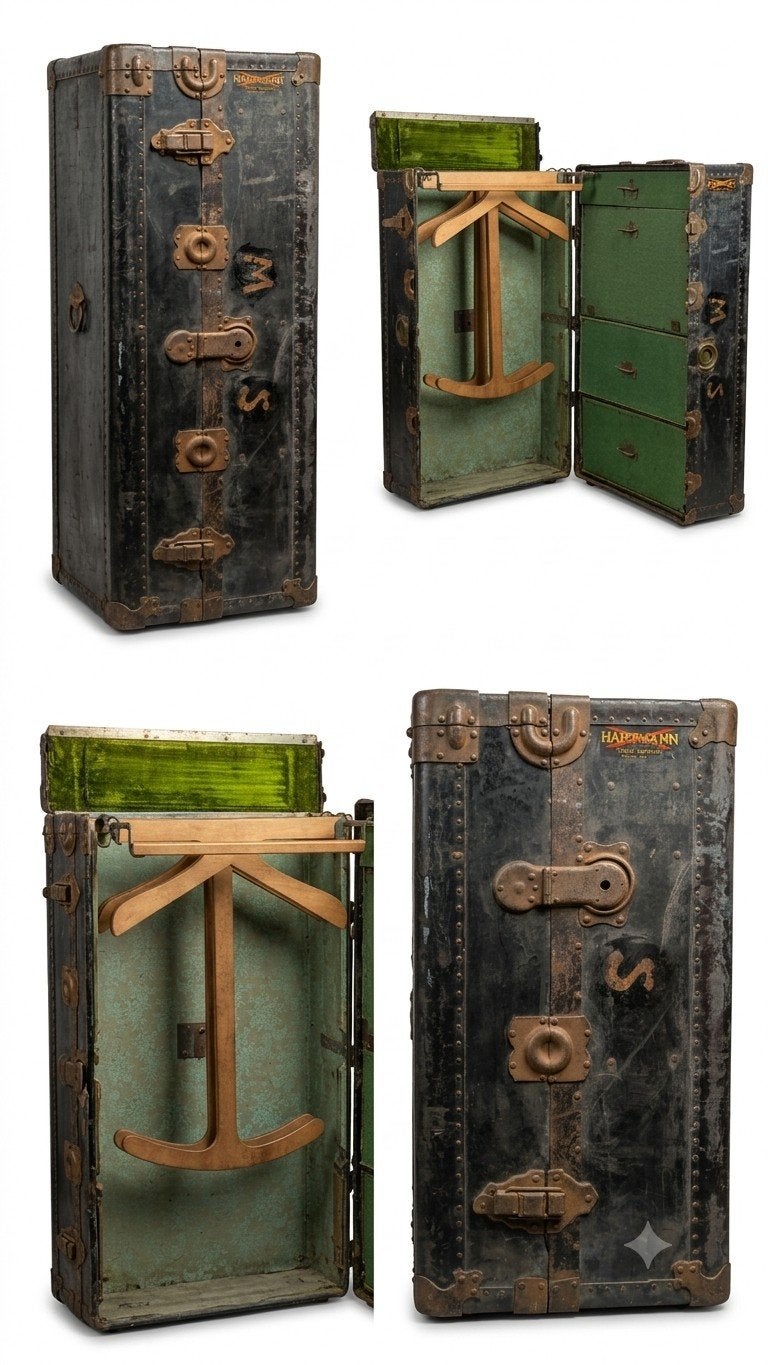 hartmann garderobekoffer ( hutkoffer kist ), Ophalen