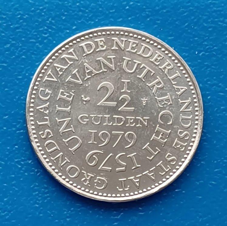 2 1/2 Gulden 1979 - Unie van Utrecht UNC, Postzegels en Munten, Munten | Nederland, Verzenden, Koningin Juliana, 2½ gulden, Losse munt