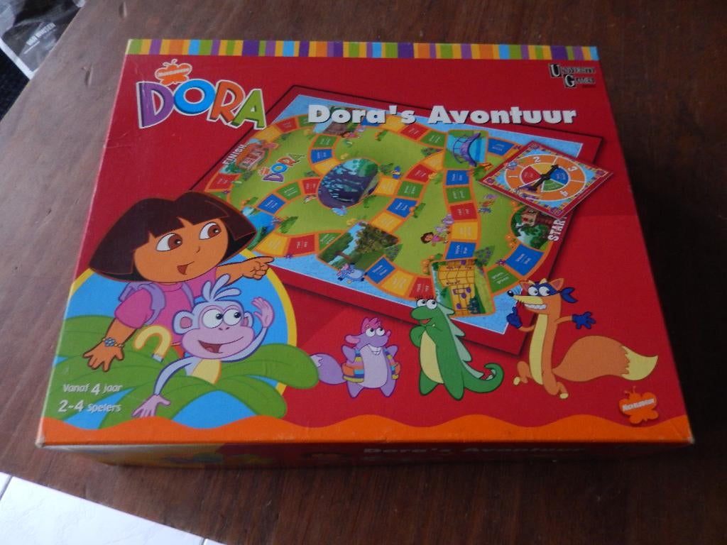 Spel: Dora's avontuur (geen spelregels, verder compleet), Hobby en Vrije tijd, Gezelschapsspellen | Bordspellen, Ophalen, Zo goed als nieuw