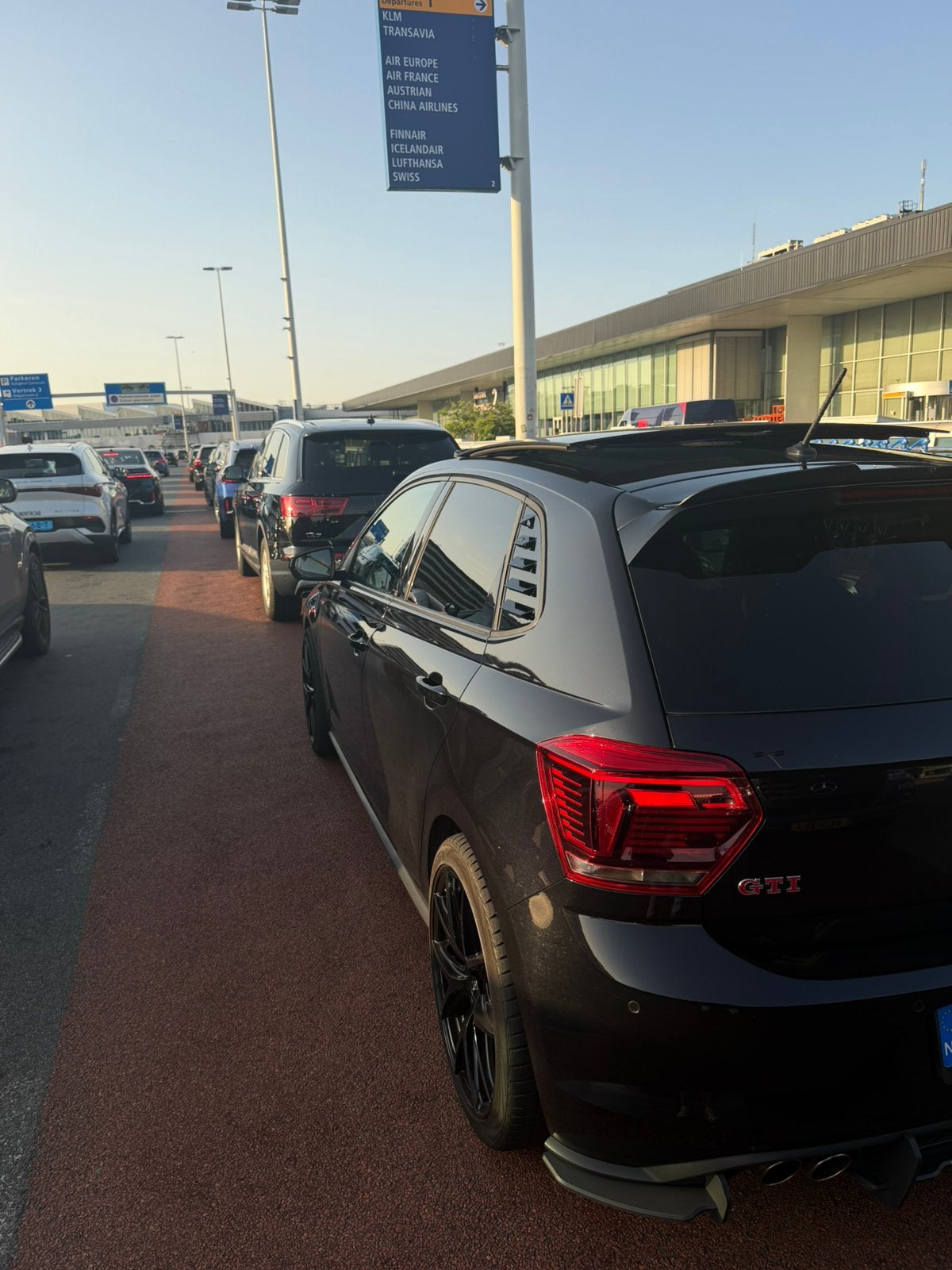 Polo gti 2020 250 pk, Stof, Zwart, Zwart, Polo
