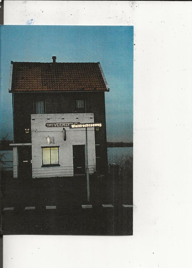 Wieldrecht Wieldrechtseweg Cafe Veerzicht, Ophalen of Verzenden, Ongelopen, Zuid-Holland
