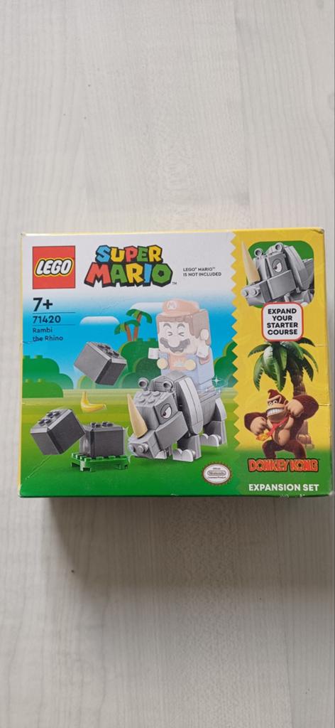 LEGO Super Mario 71420 Rambi de Neushoorn Uitbreidingsset, Ophalen, Zo goed als nieuw, Overige merken