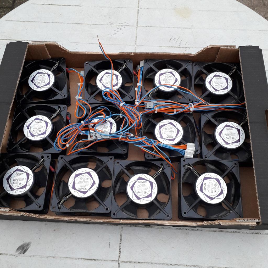 Sunon DP201 axiaalventilator aluminium behuizing 230 volt, Hobby en Vrije tijd, Elektronica-componenten, Ophalen