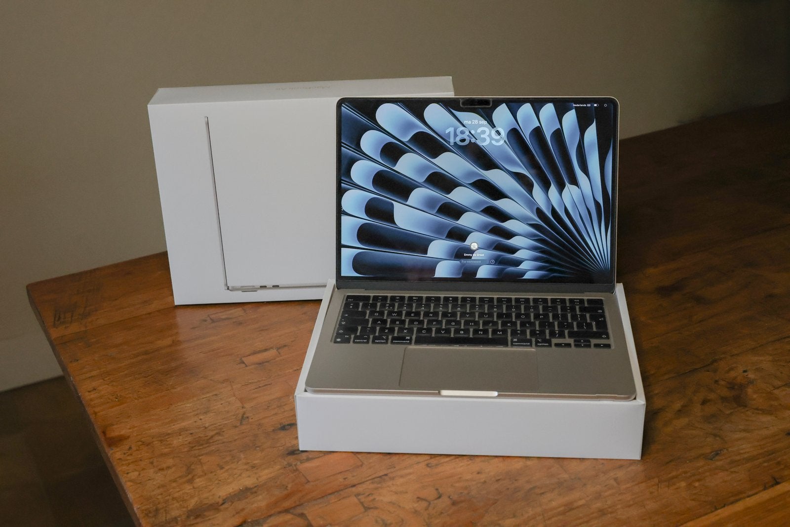 Apple MacBook Air (M2, 2022), Ophalen, 8 GB, 13 inch, Zo goed als nieuw