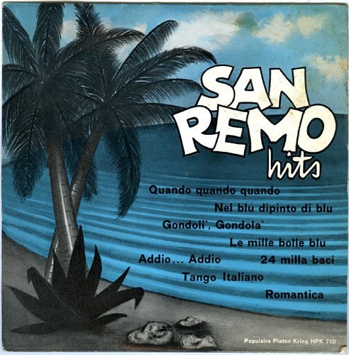 San Remo hits, Cd's en Dvd's, Vinyl Singles, Zo goed als nieuw, Pop, EP, 7 inch, Ophalen of Verzenden