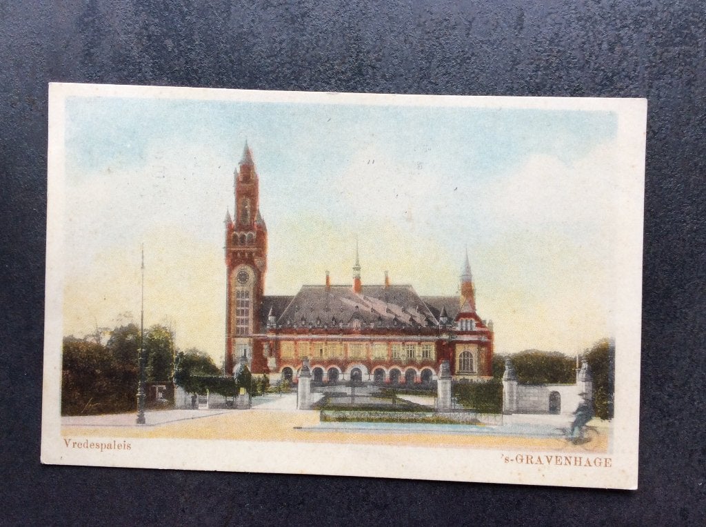 ‘s-Gravenhage, Vredespaleis, Ophalen of Verzenden, 1920 tot 1940, Gelopen, Zuid-Holland