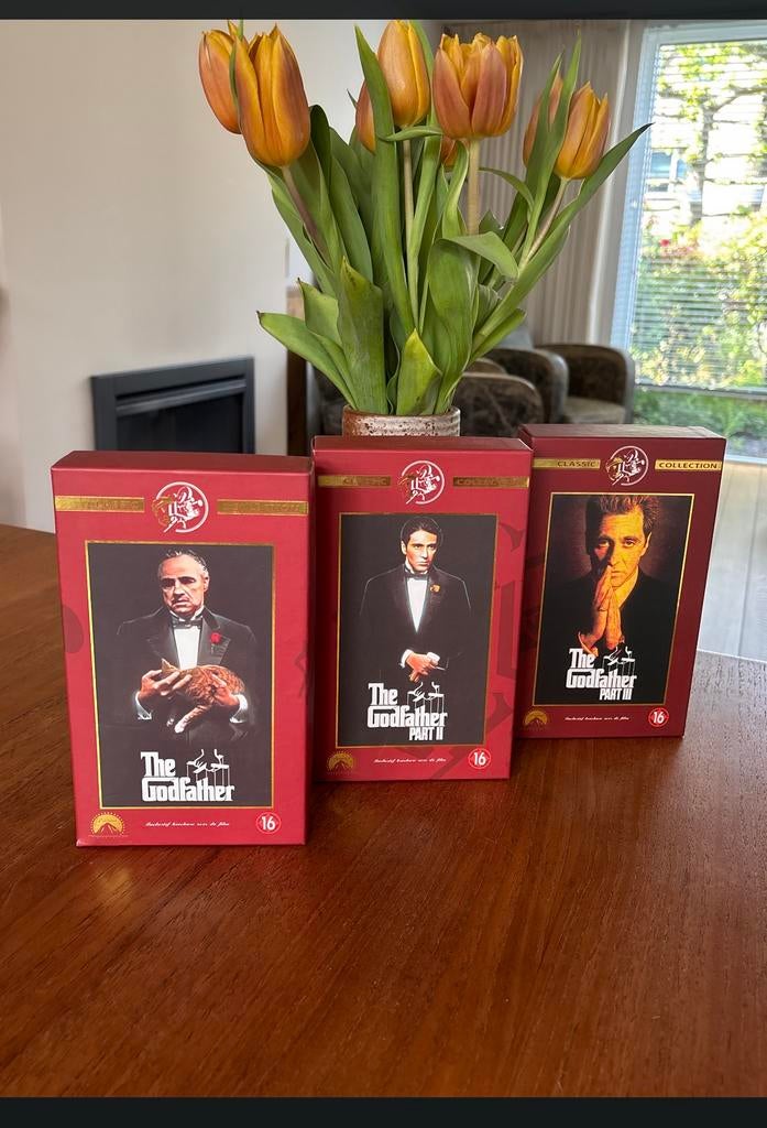 The Godfather trilogy op VHS Classic Collection, Vanaf 16 jaar, Ophalen of Verzenden, Zo goed als nieuw, Actie en Avontuur
