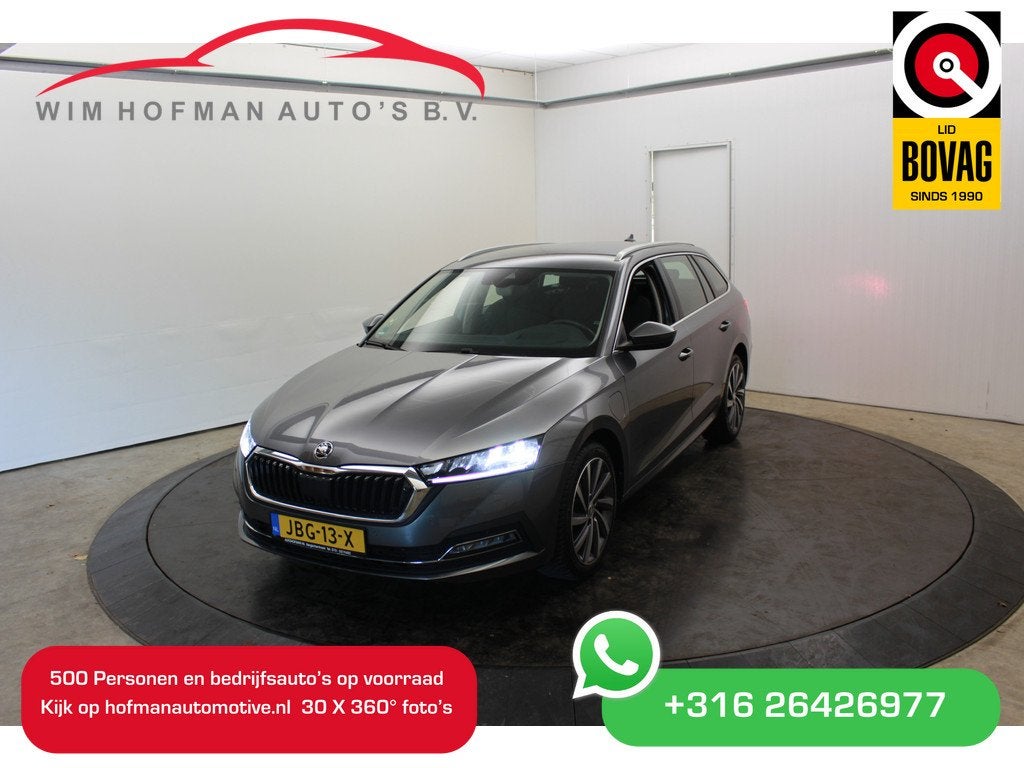 Skoda Octavia Style 1.4 TSI iV PHEV 204 PK 1500 Kg Trekgew C, 1556 kg, Gebruikt, 4 cilinders, Met garantie (alle)