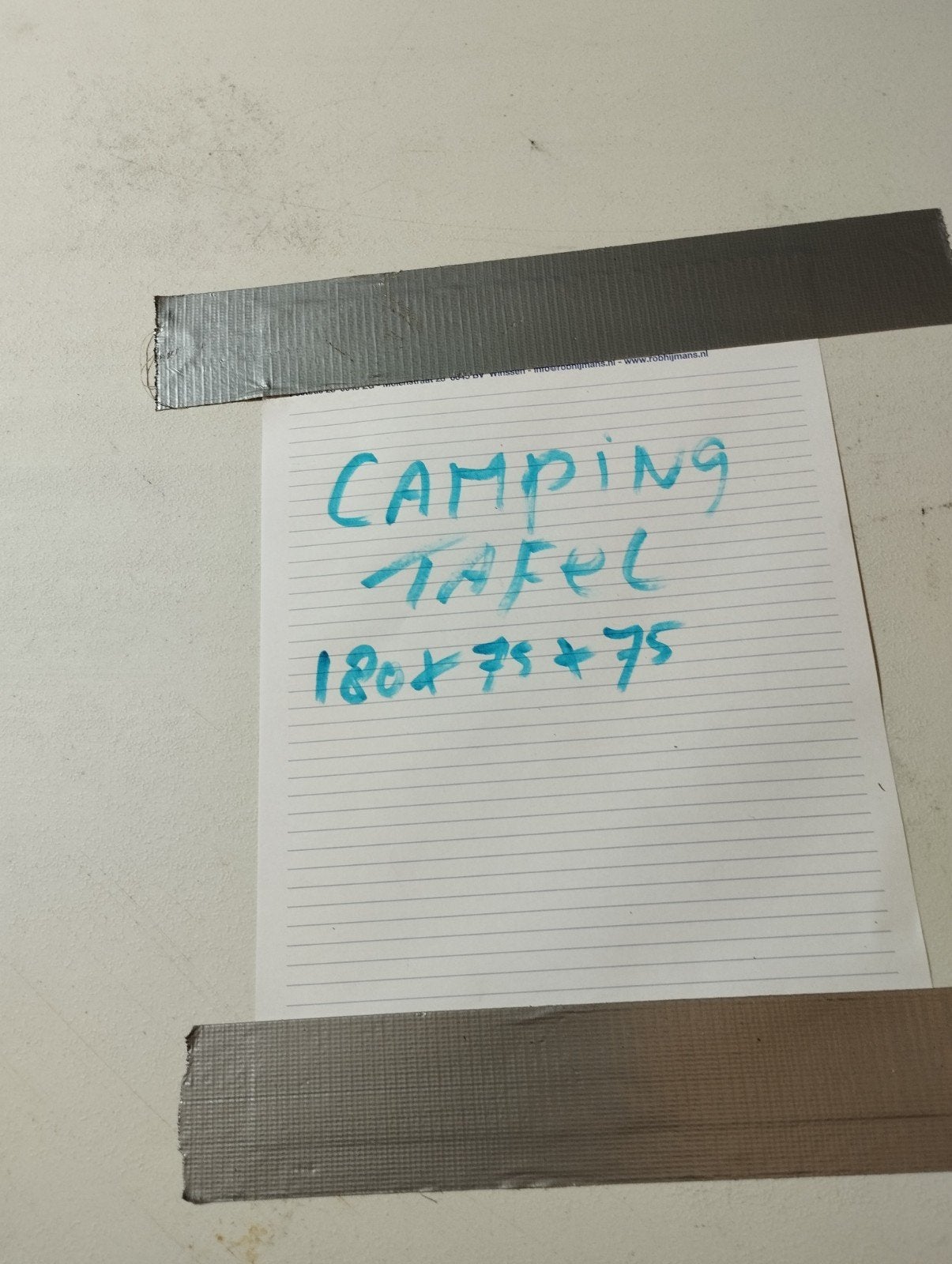 Kunststof camping tafel, Ophalen of Verzenden, X, Met 1 controller, X