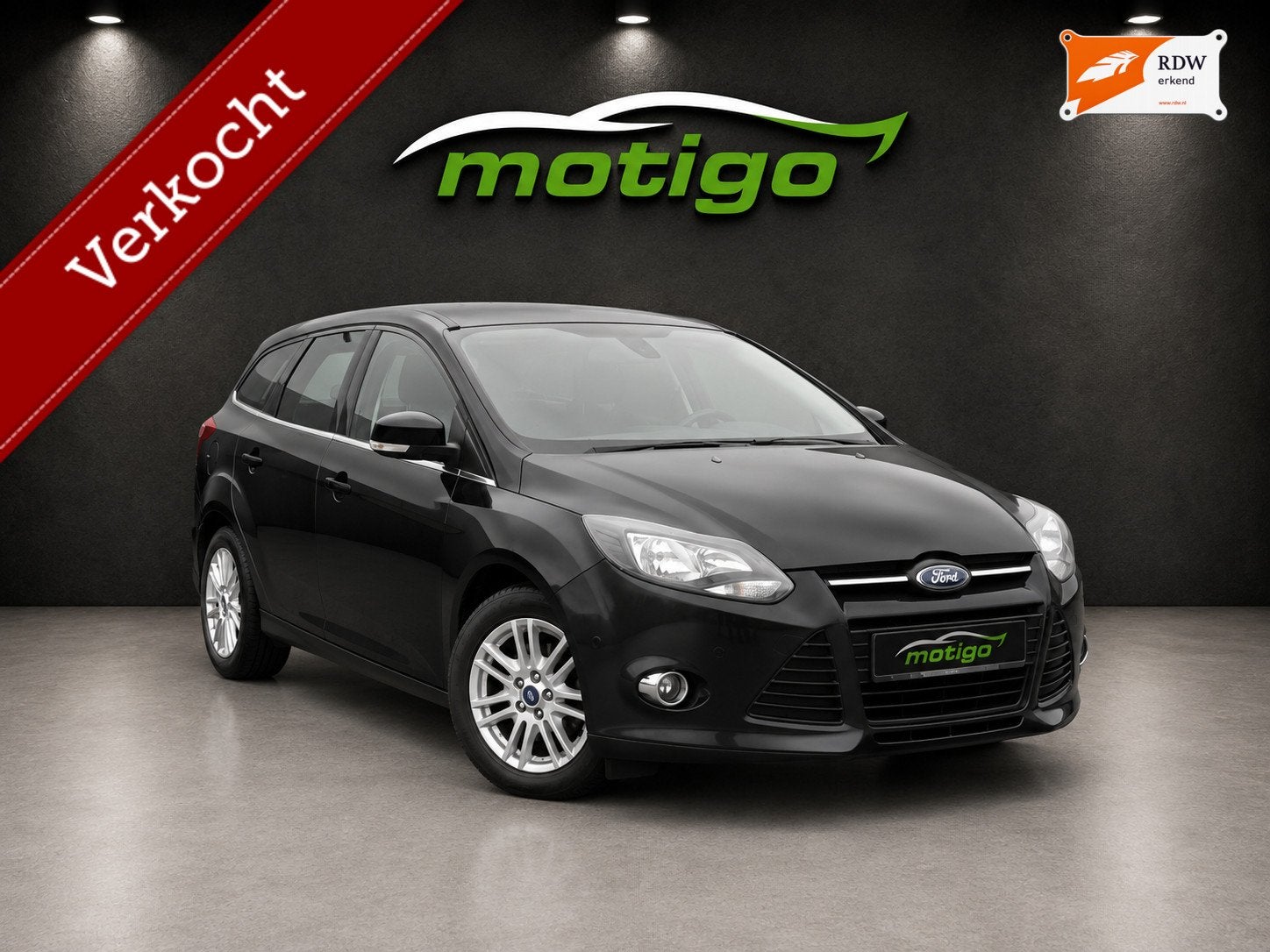Ford Focus Wagon 1.0 EcoBoost Edition Plus volop luxe, Euro 5, 125 pk, Gebruikt, Zwart
