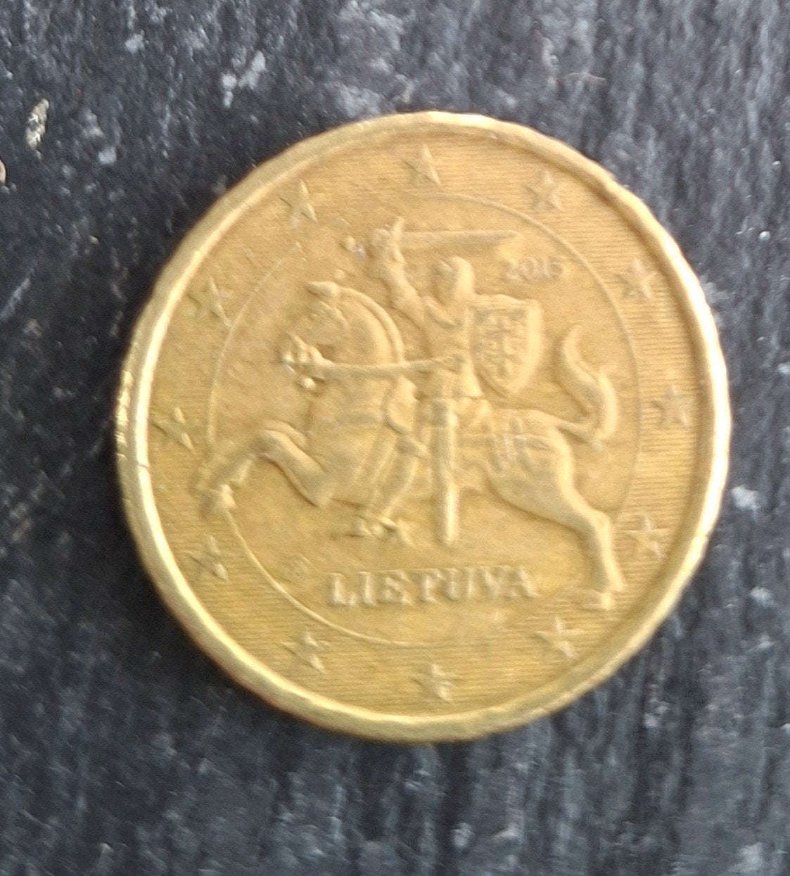 Litouwse 10 cent munt 2015  - Losse munt, Ophalen of Verzenden, Overige landen, 10 cent, Losse munt
