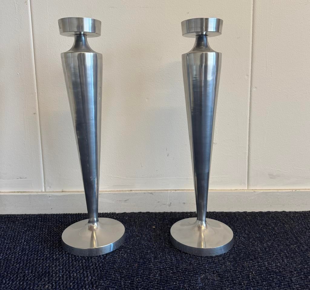 Kandelaars aluminium Brass & Boom, Overige materialen, Gebruikt, Overige kleuren, 50 tot 75 cm