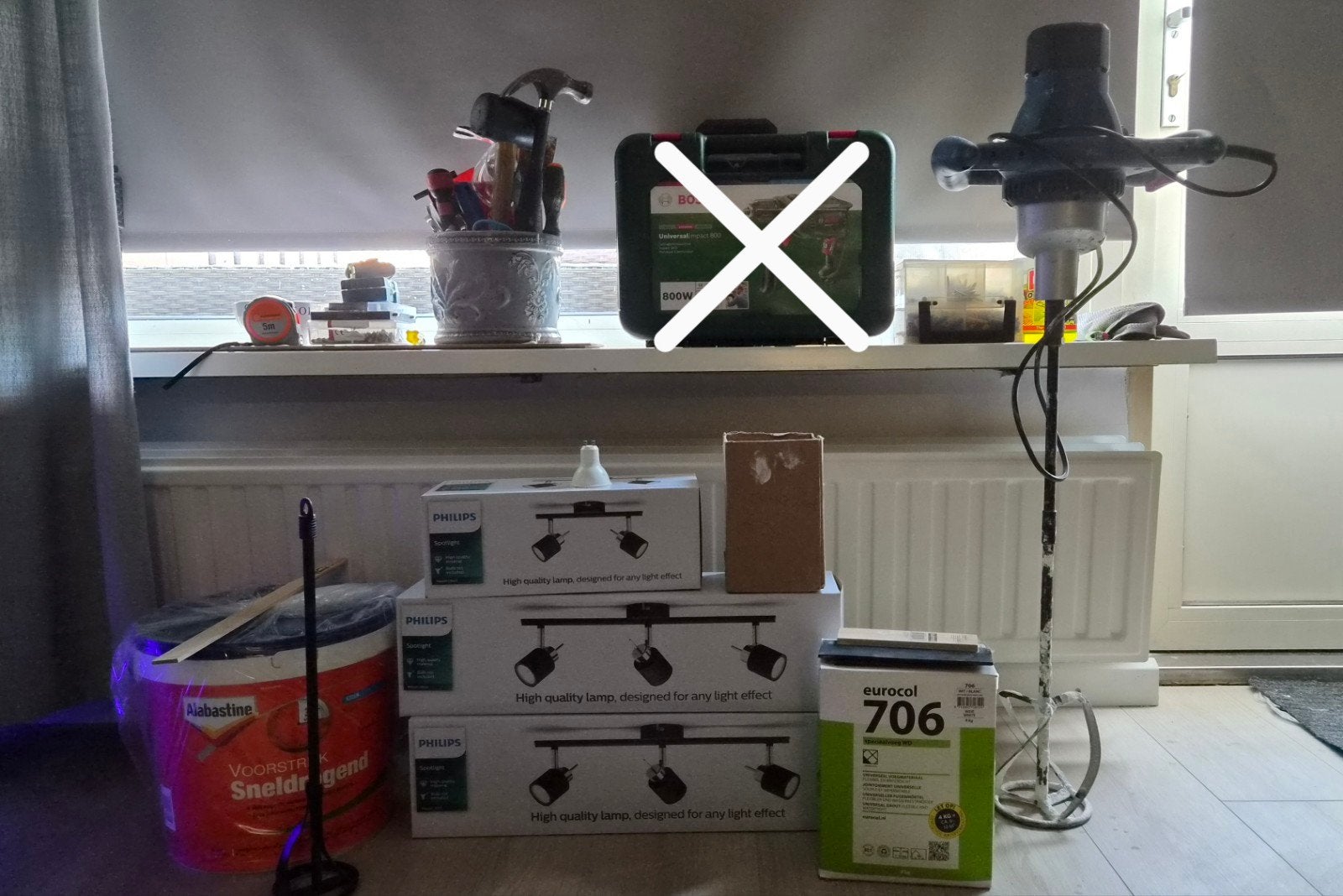 Klus producten en Lampen, Ophalen, Nieuw