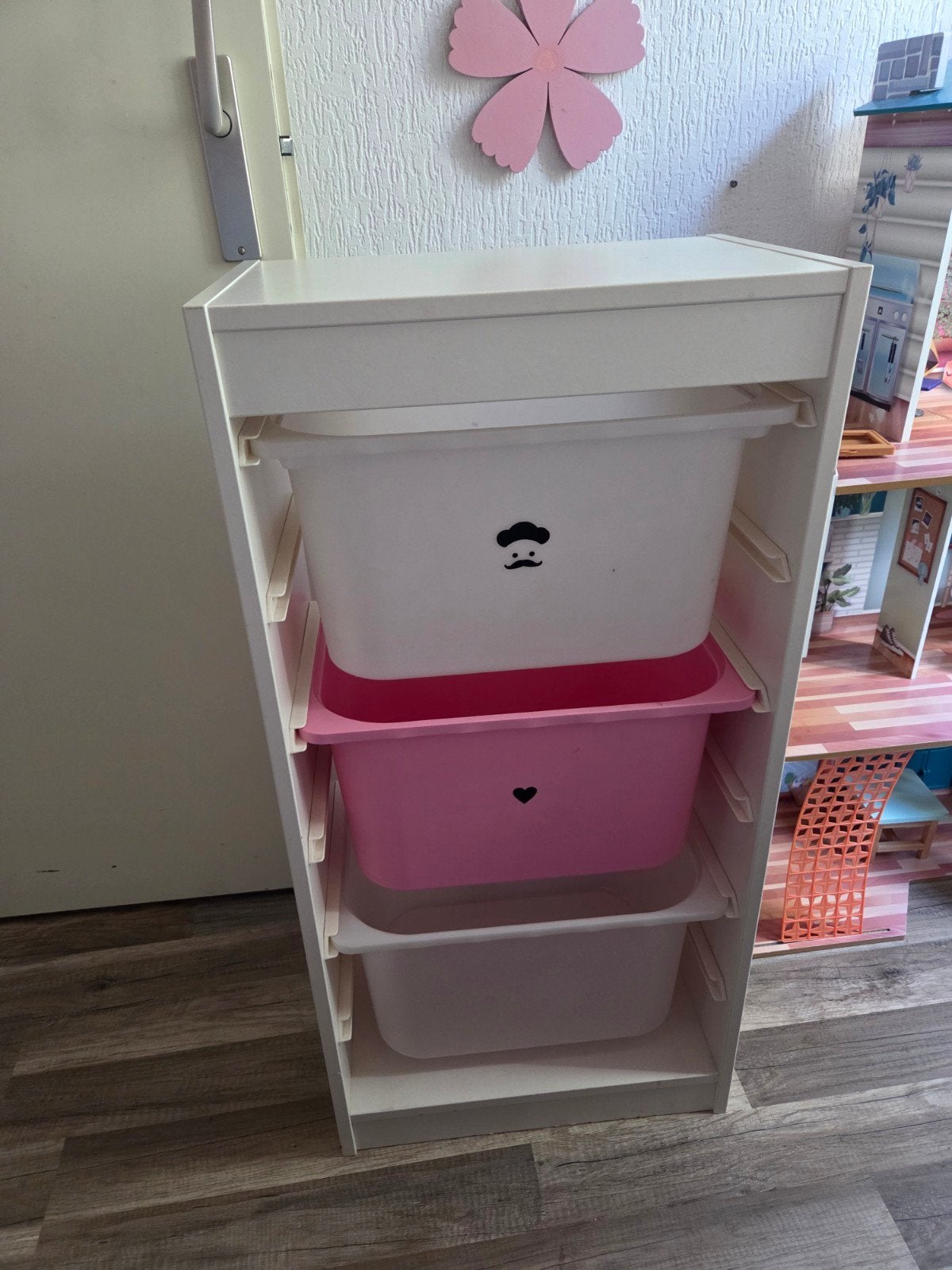 IKEA Trofast kast met opbergbakken, Kinderen en Baby's, Kinderkamer | Commodes en Kasten, Ophalen, Gebruikt, 75 tot 100 cm, Minder dan 50 cm