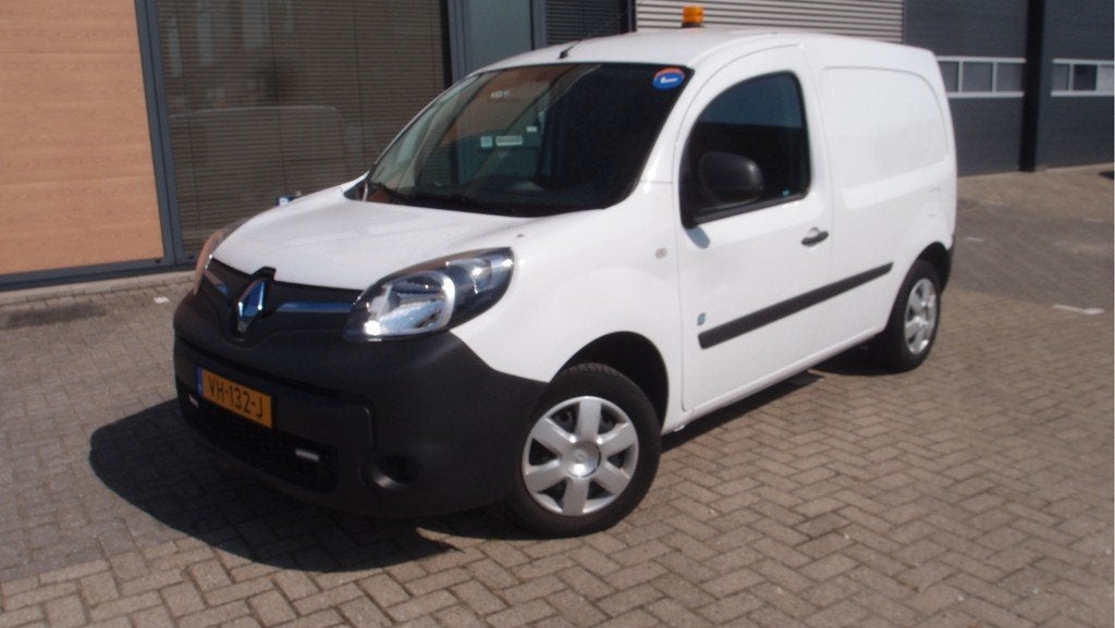Renault Kangoo Express Z.E. 100km bereik airco 59.000km crui, Auto's, Bestelauto's, Gebruikt, Wit, Origineel Nederlands, 2 stoelen