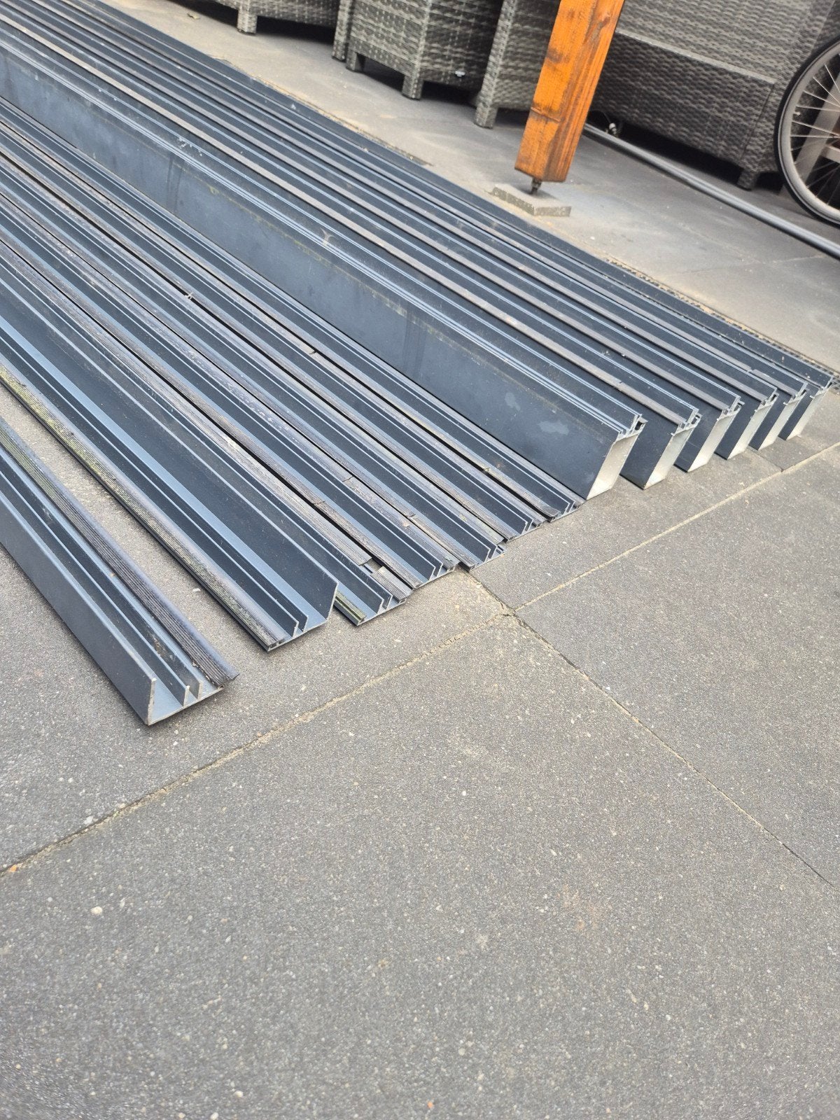 dakplaten met bevestiging voor overkapping 5m x 2.30, Tuin en Terras, Overkappingen, Ophalen