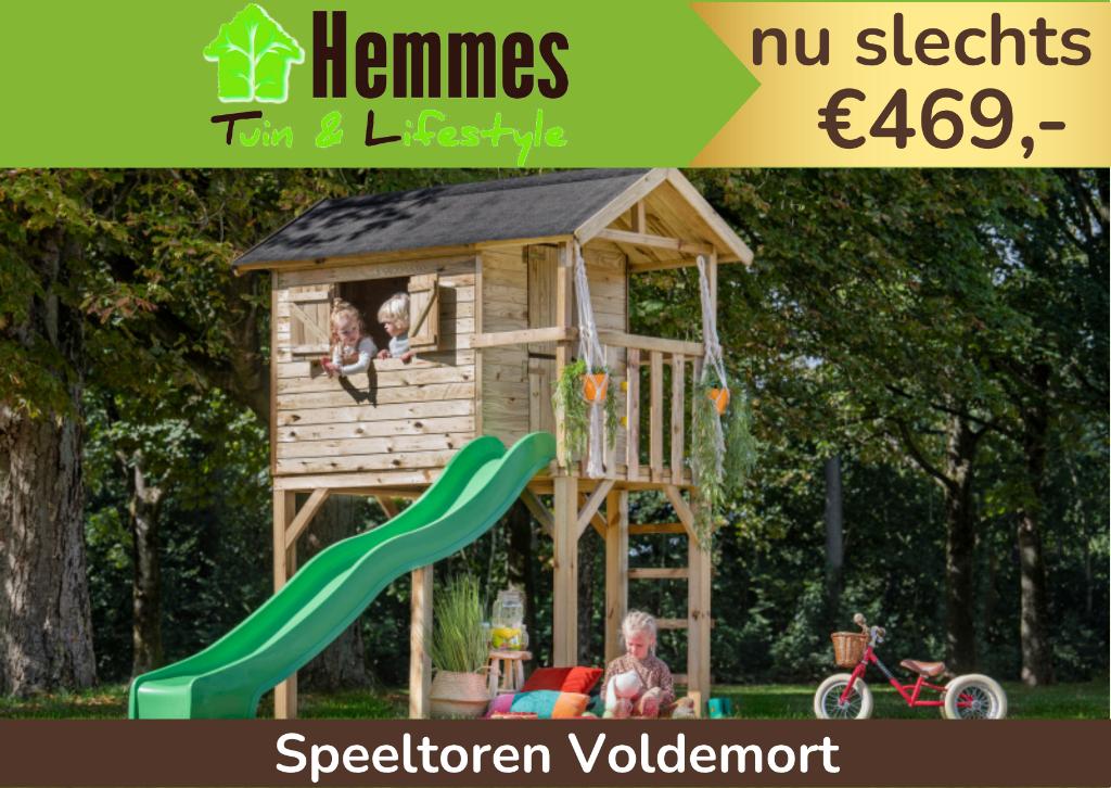 Speeltoren Voldemort, Kinderen en Baby's, Speelgoed | Buiten | Speeltoestellen, Nieuw, Glijbaan, Klimwand, Aanbouwonderdeel, Ophalen of Verzenden