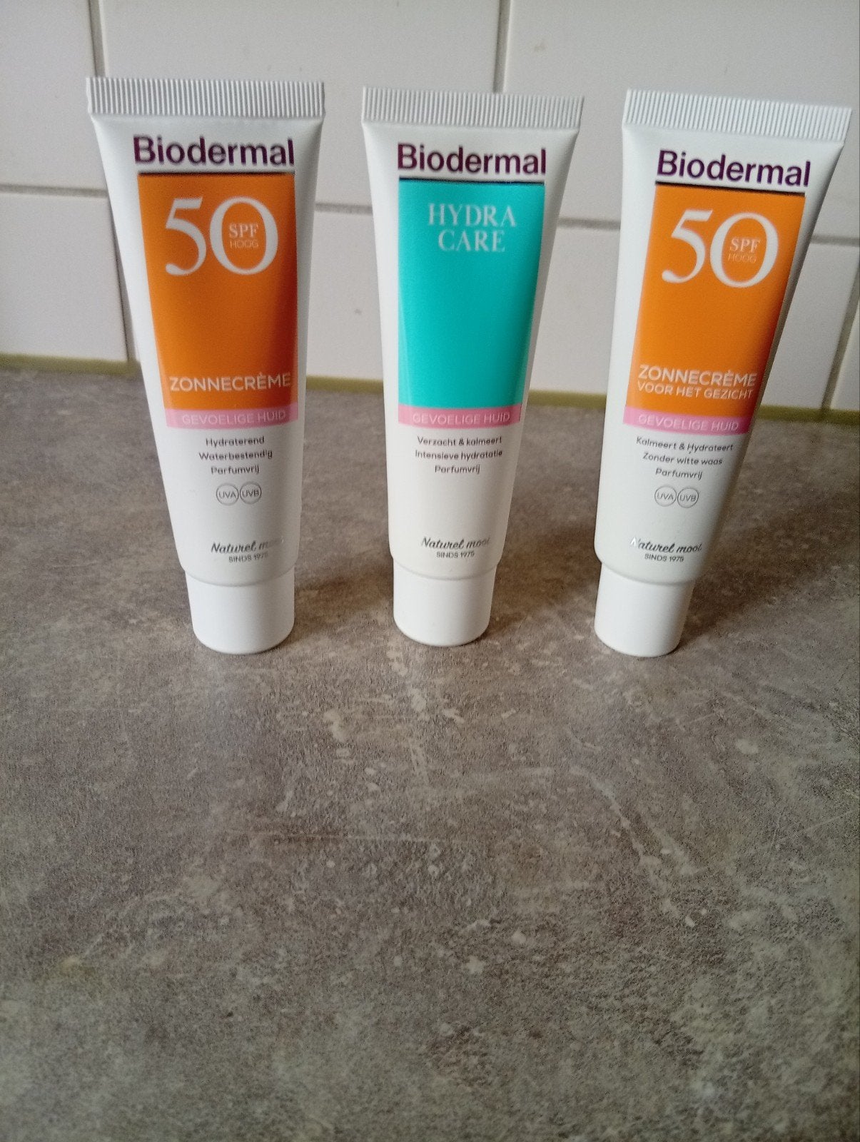 Biodermal Zonnecrème en Hydra Care set, Ophalen of Verzenden, Nieuw, Zonnebrand of After Sun