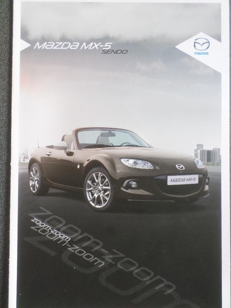 Mazda MX-5 Sendo Brochure, Boeken, Ophalen of Verzenden, Zo goed als nieuw, Mazda
